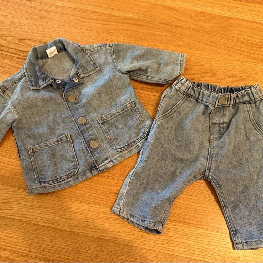 H&M baby denim set